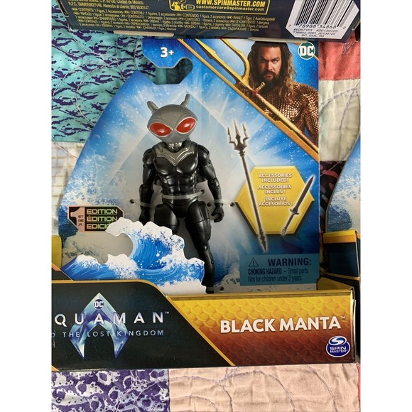 Spin Master (Set of 4) DC Aquaman & The Lost Kingdom Aquaman 4"Stealth-Orm-Manta - Picture 5 of 6